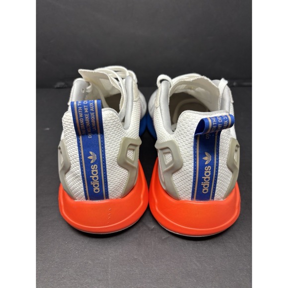 Adidas ZX 2K Flux Training Shoes #FX2044 White Royal Blue Solar Red Mens Sz 9 - Picture 4 of 7